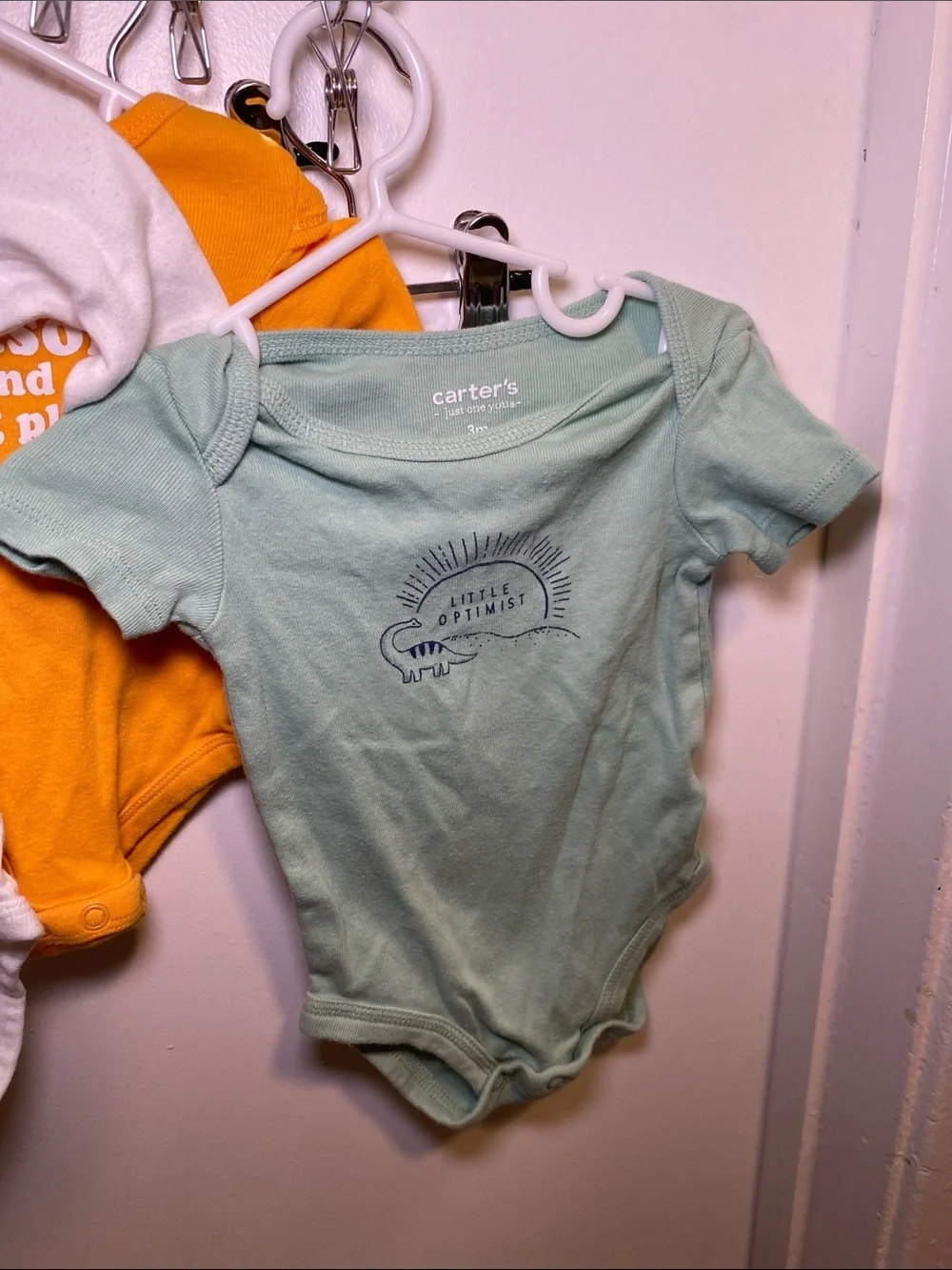 Carter's, Gerber, Okie Dokie, Long-Sleeve Baby Bodysuit and One Piece